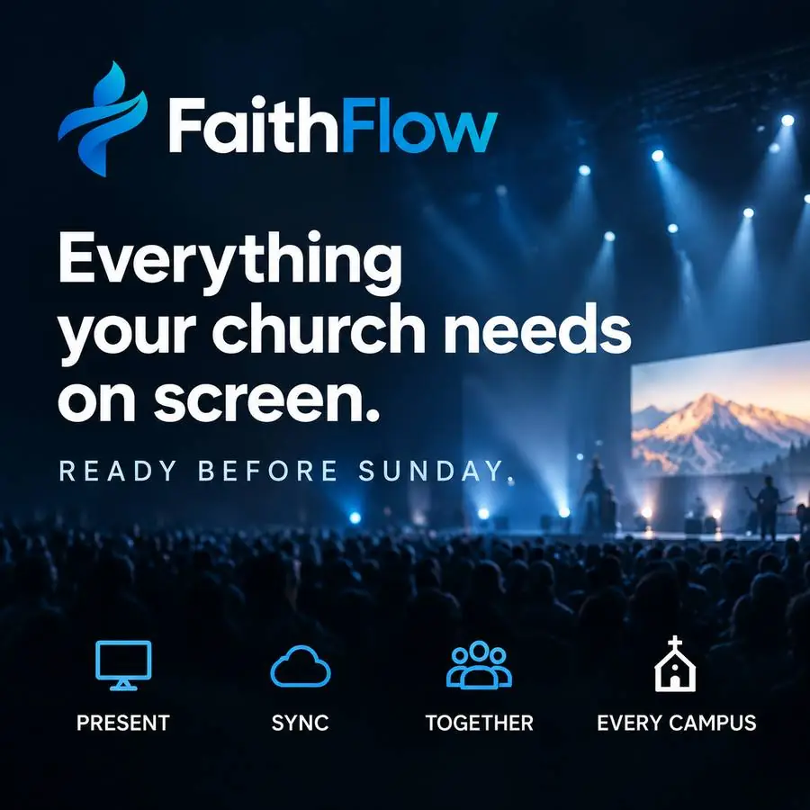 FaithFlow desktop interface preview